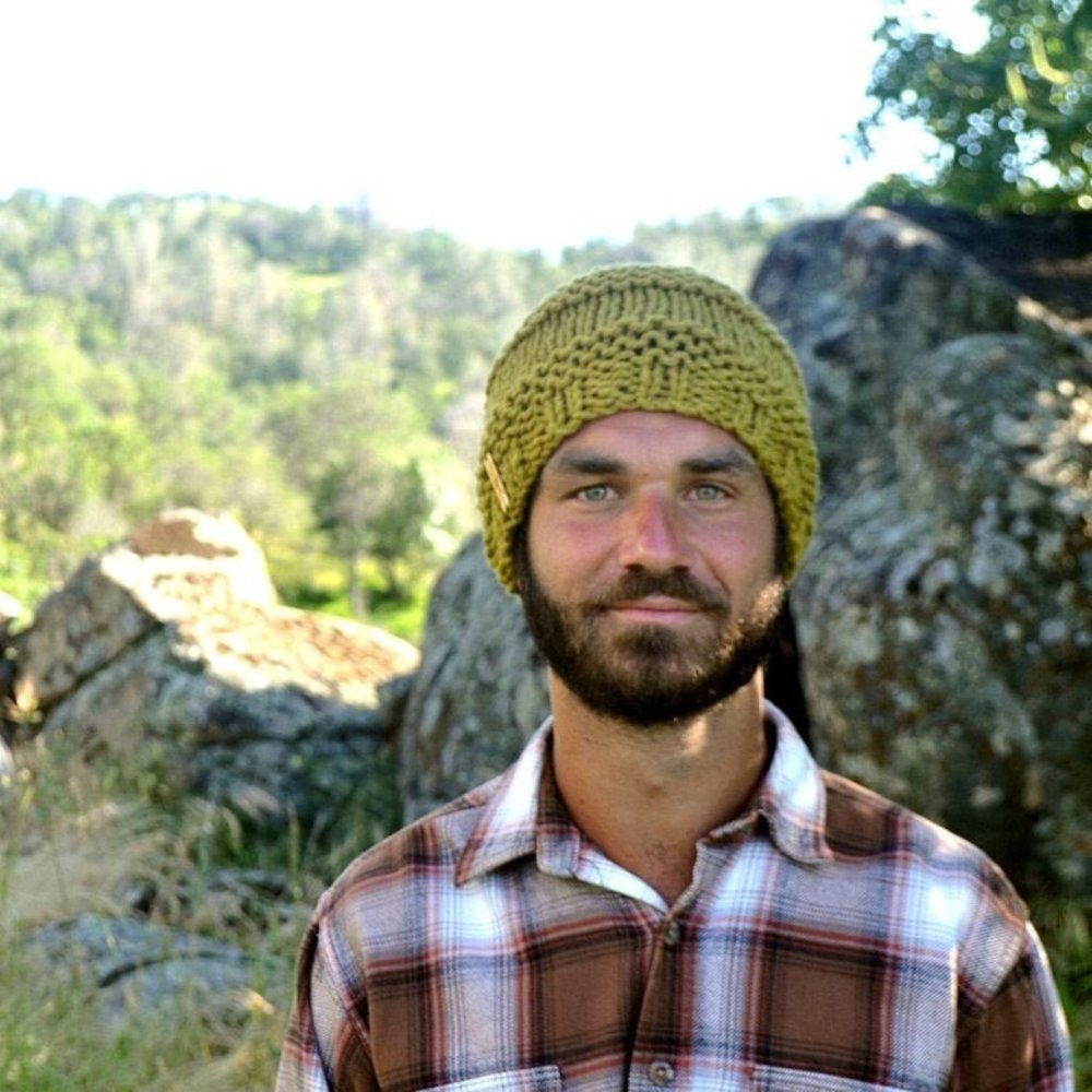 Handmade Beanie Hat Wool Acrylic Blend Ski Skullcap Unisex Winter Hat